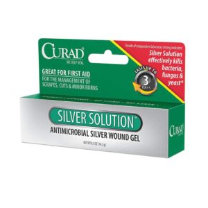 Umverpackung/Karton Curad Silver Solution Antimikrobielles Gel