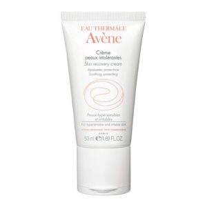 Vorderansicht einer Tube Eau Thermale Avène Skin Recovery Creme